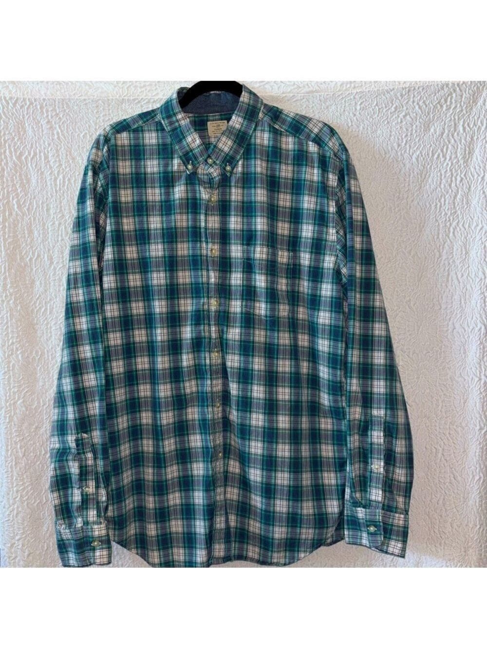 J. Crew Classic Long Sleeve Plaid Button Down Shirt